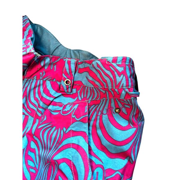 Burton Mutiny Dryride Zebra Print Snowboard Ski Pants - Picture 7 of 9
